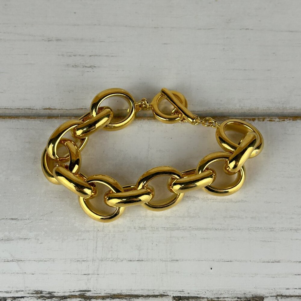 Rivka Friedman Gold Link Bracelet